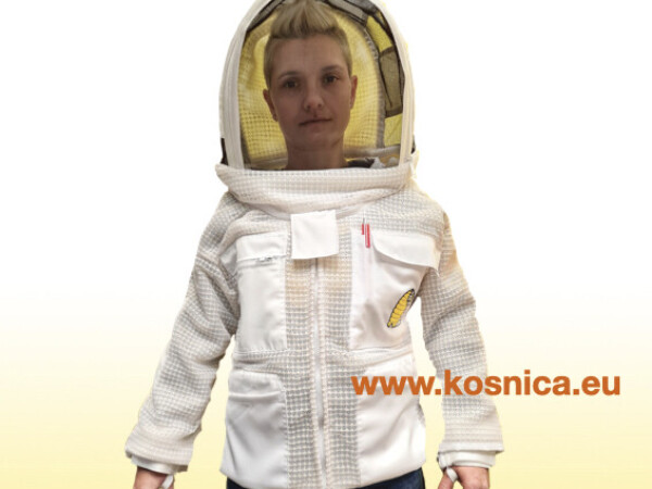 Profesionalna ventilirajuća pčelarska jakna s šeširom Košnica - XXXL