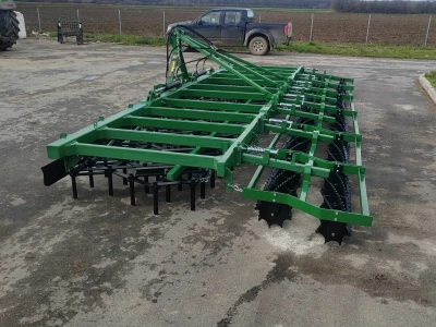 Teška drljača sa hidrauličnim podizanjem krila, radni zahvat 7.20, klin 30x30x220