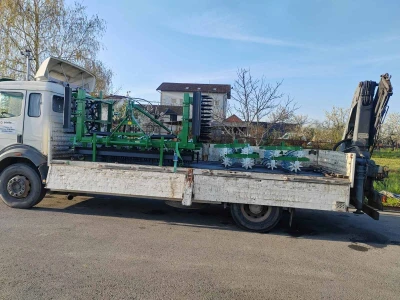 Teška drljača sa hidrauličnim podizanjem krila, radni zahvat 5.0, klin 30x30x220