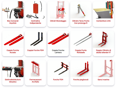 Stražnji viličar za traktor