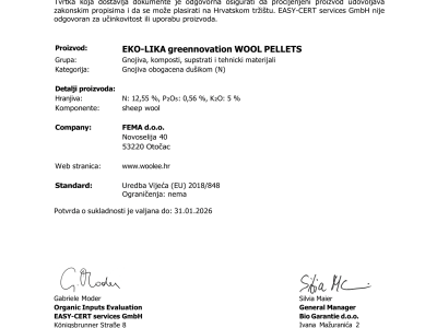 WOOLEE eko organsko gnojivo - 2 L