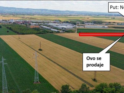 Zemljište pored puta NoviSad-Rumenka, 2 jutra (20 EUR/m2)