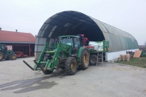 Lipicanci zimi na Ivandvoru