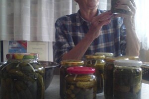 Priprema zimnice - ukiseljeni krastavci i rajčica!