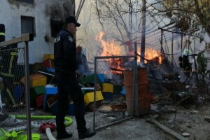 Požar na salašu Nevena Božute