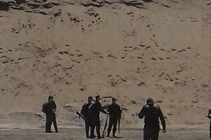 Snimanje filma General na Đurđevačkim pijescima