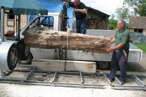 Mini pilana Miroslava Sačeka