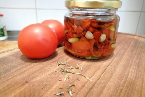 Sušeni paradajz sa belim lukom