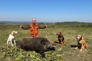 Na Duškovom nišanu pao vepar kapitalac od 192 kg