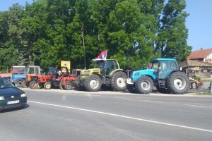 Protest poljoprivrednika kod Batočine