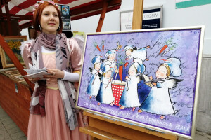 Likovni umjetnici slikali na varaždinskom placu