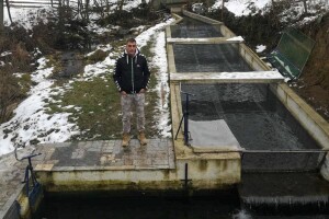 Nenad Todorović iz Potpeća kod Užica uzgaja pastrmku na Petnici