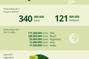 Soja, infografika