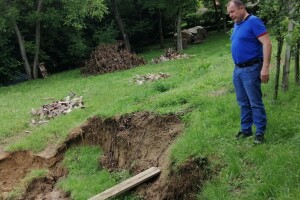 Josip Žmegač, šampion izložbe bučinih ulja pretpio je veliku štetu u nedavnoj bujičnoj poplavi