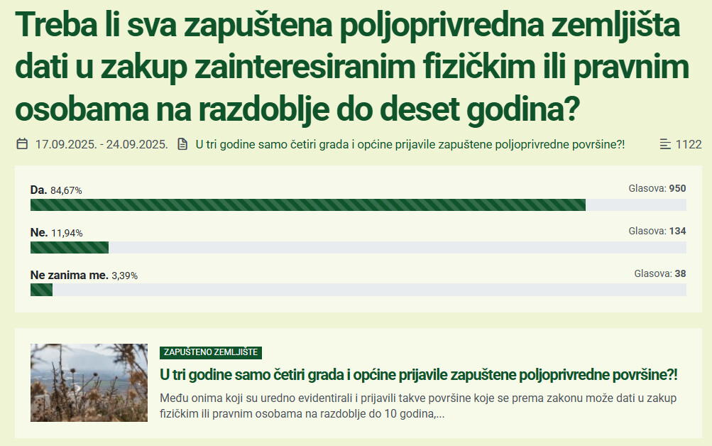 anketa zemljište
