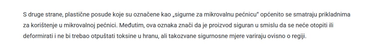 screenshot dijela teksta