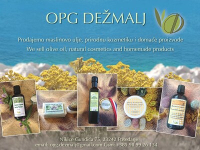 Proizvodi od maslinovog ulja, domaći proizvodi i prirodna kozmetika
