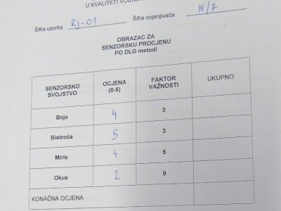 14. Edukacijsko ocjenjivanje kvalitete voćnih rakija i likera u HGK ŽK Osijek