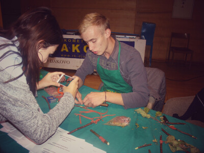 Valentin iz SSS škole Đakovo objašnjava cijepljenje