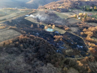 Požar na polju