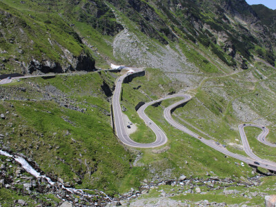 Transfagarasan, DN7C surova cesta preko Karpata