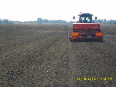 Sjetva ječma na OPG Kaladić