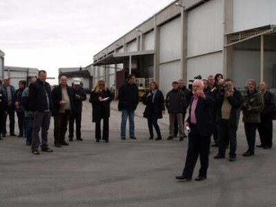 Novinari na prezentaciji tvrtke Gomolava