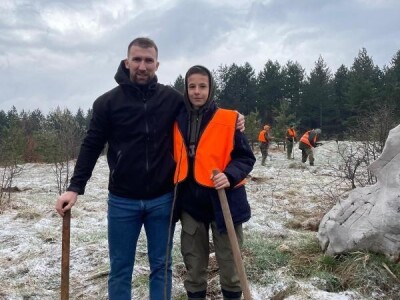 Akcija masovnog pošumljavanja "Zasadi za život" - Trnovo