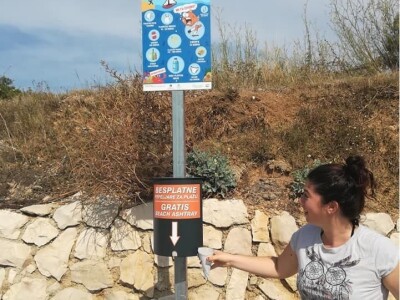 AKKIJA UDRUGE VOLIM VLAŠIĆI NA PAGU: „Molimo ne bacajte opuške, naše ribe i ptice ne puše“