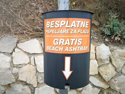 AKKIJA UDRUGE VOLIM VLAŠIĆI NA PAGU: „Molimo ne bacajte opuške, naše ribe i ptice ne puše“