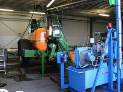 Testiranje ispravnosti prskalice prije dostave kupcu