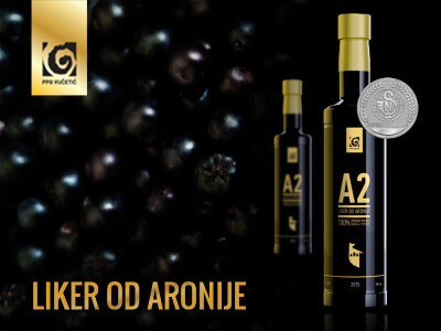 Srebrna medalja za kvalitet likera od aronije