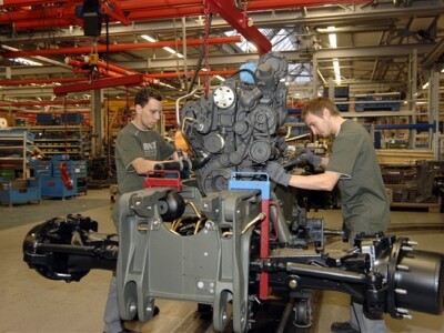 Tvornica traktora Fendt - linija za sastavljanje traktora