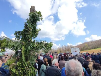 Blagoslov traktora na Strugači