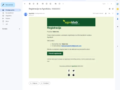 Budi dio Kluba - besplatnom registracijom do poklona