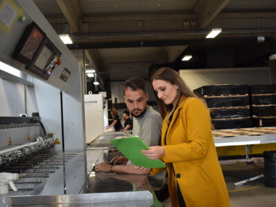 Budući inženjeri drvne tehnologije u tvrtki Spačva i Bjelin