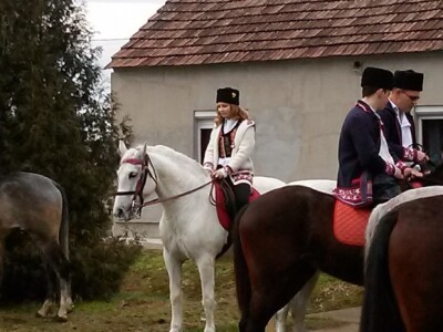 Jahačica u bijelom na bijelom ljepotanu