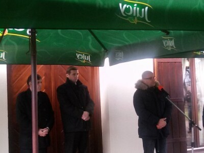 Glavni direktor Vupika Davor Bošnjaković, vukovarski gradonačelnik Ivan Penava i zamjenik vukovarsko-srijemskog župana Željko Cirba