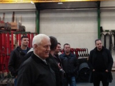 Najstariji Kristiansen, osnivač HeVa u svom pogonu