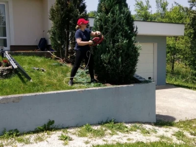 Čila Zorad: Posebno uživa u oblikovanju živih ograda i drveća, a izrađuje i razne vrste cvijetnih aranžmana