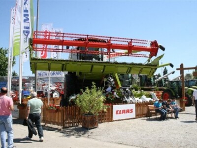 Claas kombajn na Novosadskom sajmu 2014.