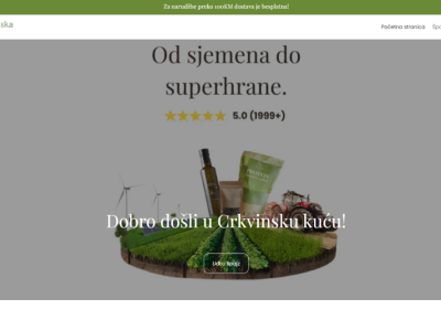 Crkvinska kuća - Gazdinstvo Marinković proivodi bundevu golicu