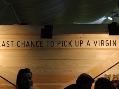 Last chance to pick up a virgin. Odličan marketing brenda Chiavalon