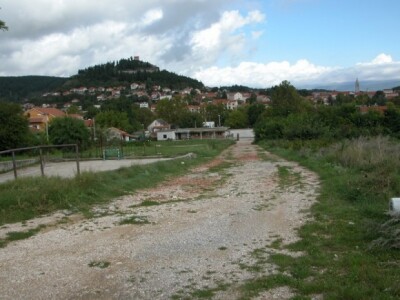 Detalj bivšeg stočnog pazara u Gradu Sinju koji je godinama zatvoren