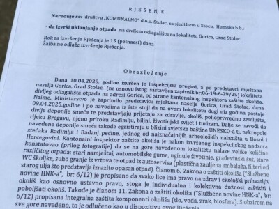 Divlje deponije uz poljoprivredne nasade u Stocu