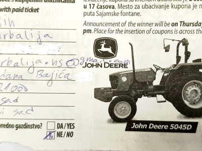 Izvlačenje ulaznica na Poljoprivrednom sajmu 2025.