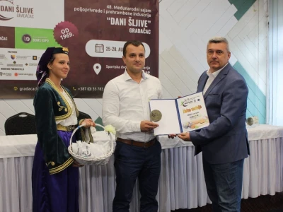 Dodjeljena priznanja sajma poljoprivrede i prehrambene industrije „Dani šljive“