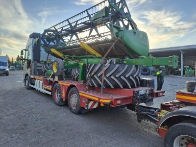 Dostava traktora i kombajna naručenih putem platforme E-farm