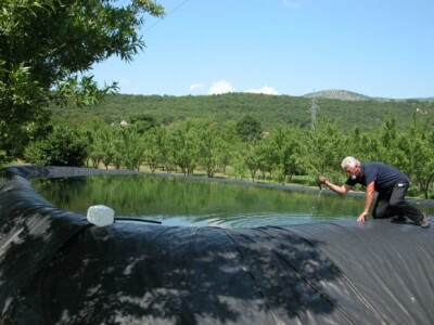 Dražen Rančić uživa osvježavajući se u svom bazenu Dražen Rančić uživa osvježavajući se u svom bazenu