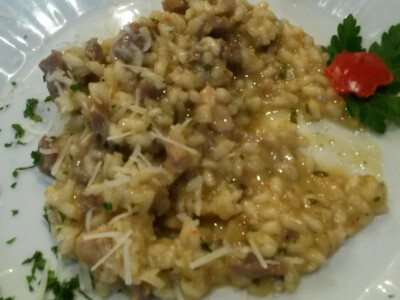 Rižoto od domaćeg kopuna